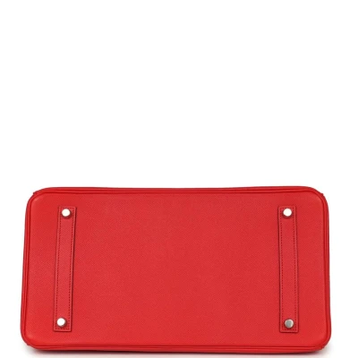 Hermes Birkin 35 Rouge Tomate Epsom Palladium Hardware Hermes Birkin 35 Rouge Tomate Epsom Palladium Hardware