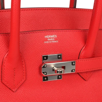 Hermes Birkin 35 Rouge Tomate Epsom Palladium Hardware Hermes Birkin 35 Rouge Tomate Epsom Palladium Hardware