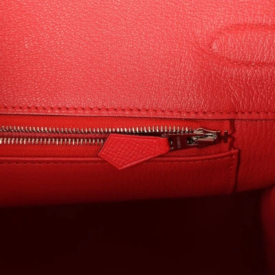 Hermes Birkin 35 Rouge Tomate Epsom Palladium Hardware Hermes Birkin 35 Rouge Tomate Epsom Palladium Hardware