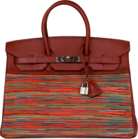 Hermes Birkin 35 Vibrato Rouge H Boxcalf Palladium Hardware Hermes Birkin 35 Vibrato Rouge H Boxcalf Palladium Hardware