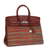 Hermes Birkin 35 Vibrato Rouge H Boxcalf Palladium Hardware Hermes Birkin 35 Vibrato Rouge H Boxcalf Palladium Hardware