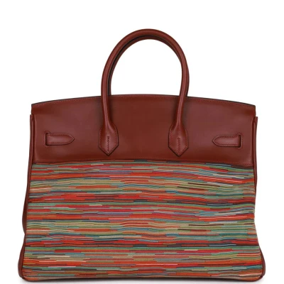 Hermes Birkin 35 Vibrato Rouge H Boxcalf Palladium Hardware Hermes Birkin 35 Vibrato Rouge H Boxcalf Palladium Hardware