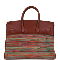 Hermes Birkin 35 Vibrato Rouge H Boxcalf Palladium Hardware Hermes Birkin 35 Vibrato Rouge H Boxcalf Palladium Hardware