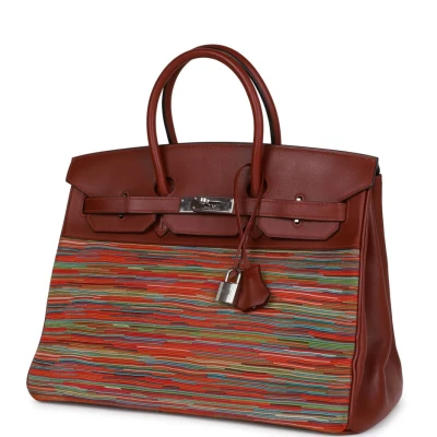 Hermes Birkin 35 Vibrato Rouge H Boxcalf Palladium Hardware Hermes Birkin 35 Vibrato Rouge H Boxcalf Palladium Hardware