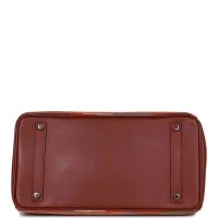 Hermes Birkin 35 Vibrato Rouge H Boxcalf Palladium Hardware Hermes Birkin 35 Vibrato Rouge H Boxcalf Palladium Hardware