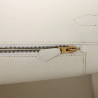 Hermes Birkin 35 White Clemence Gold Hardware Hermes Birkin 35 White Clemence Gold Hardware