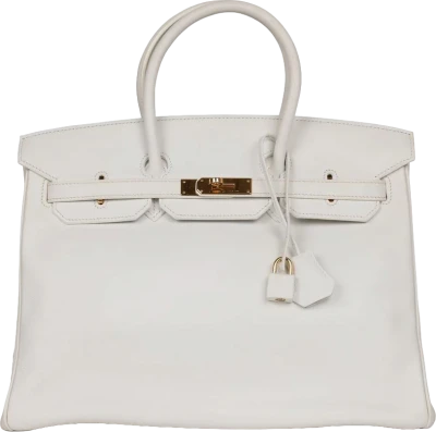 Hermes Birkin 35 White Epsom Gold Hardware Hermes Birkin 35 White Epsom Gold Hardware