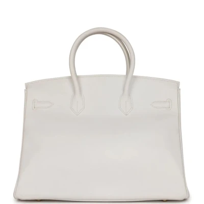 Hermes Birkin 35 White Epsom Gold Hardware Hermes Birkin 35 White Epsom Gold Hardware