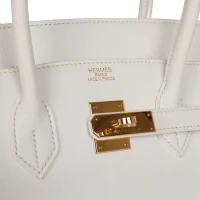 Hermes Birkin 35 White Epsom Gold Hardware Hermes Birkin 35 White Epsom Gold Hardware