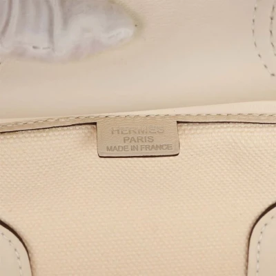 Hermes Birkin Cargo 35 Nata Toile and Swift Palladium Hardware Hermes Birkin Cargo 35 Nata Toile and Swift Palladium Hardware