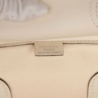 Hermes Birkin Cargo 35 Nata Toile and Swift Palladium Hardware Hermes Birkin Cargo 35 Nata Toile and Swift Palladium Hardware
