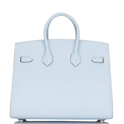 Hermes Birkin Sellier 25 Bleu Brume Epsom Palladium Hardware Hermes Birkin Sellier 25 Bleu Brume Epsom Palladium Hardware