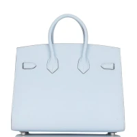 Hermes Birkin Sellier 25 Bleu Brume Epsom Palladium Hardware Hermes Birkin Sellier 25 Bleu Brume Epsom Palladium Hardware