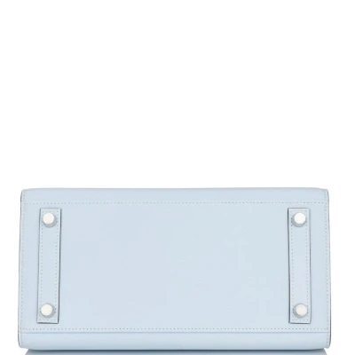 Hermes Birkin Sellier 25 Bleu Brume Epsom Palladium Hardware Hermes Birkin Sellier 25 Bleu Brume Epsom Palladium Hardware