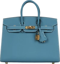 Hermes Birkin Sellier 25 Blue Jean Epsom Gold Hardware Hermes Birkin Sellier 25 Blue Jean Epsom Gold Hardware