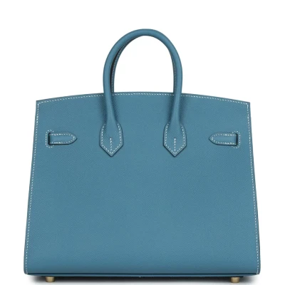 Hermes Birkin Sellier 25 Blue Jean Epsom Gold Hardware Hermes Birkin Sellier 25 Blue Jean Epsom Gold Hardware