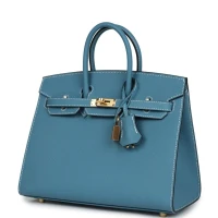 Hermes Birkin Sellier 25 Blue Jean Epsom Gold Hardware Hermes Birkin Sellier 25 Blue Jean Epsom Gold Hardware