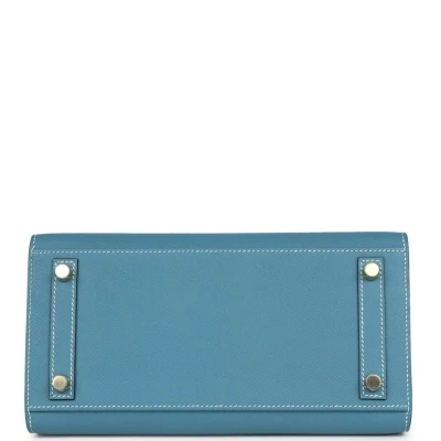 Hermes Birkin Sellier 25 Blue Jean Epsom Gold Hardware Hermes Birkin Sellier 25 Blue Jean Epsom Gold Hardware