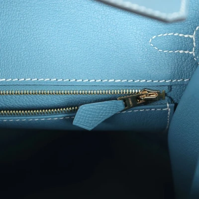 Hermes Birkin Sellier 25 Blue Jean Epsom Gold Hardware Hermes Birkin Sellier 25 Blue Jean Epsom Gold Hardware
