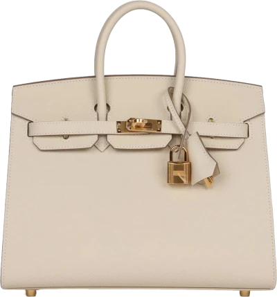 Hermes Birkin Sellier 25 Craie Epsom Gold Hardware Hermes Birkin Sellier 25 Craie Epsom Gold Hardware