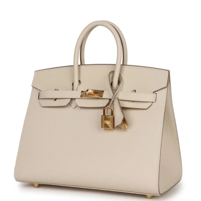 Hermes Birkin Sellier 25 Craie Epsom Gold Hardware Hermes Birkin Sellier 25 Craie Epsom Gold Hardware