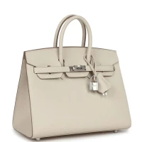 Hermes Birkin Sellier 25 Craie Epsom Palladium Hardware Hermes Birkin Sellier 25 Craie Epsom Palladium Hardware