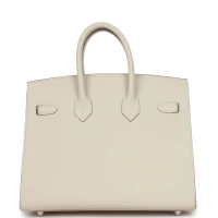 Hermes Birkin Sellier 25 Craie Epsom Palladium Hardware Hermes Birkin Sellier 25 Craie Epsom Palladium Hardware