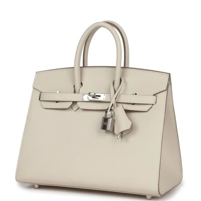 Hermes Birkin Sellier 25 Craie Epsom Palladium Hardware Hermes Birkin Sellier 25 Craie Epsom Palladium Hardware