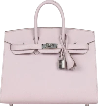Hermes Birkin Sellier 25 Mauve Pale Epsom Palladium Hardware Hermes Birkin Sellier 25 Mauve Pale Epsom Palladium Hardware