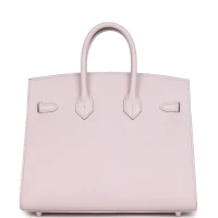 Hermes Birkin Sellier 25 Mauve Pale Epsom Palladium Hardware Hermes Birkin Sellier 25 Mauve Pale Epsom Palladium Hardware