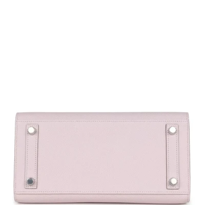Hermes Birkin Sellier 25 Mauve Pale Epsom Palladium Hardware Hermes Birkin Sellier 25 Mauve Pale Epsom Palladium Hardware