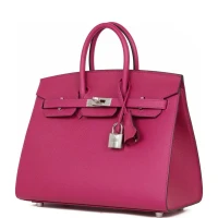 Hermes Birkin Sellier 25 Rose Pourpre Veau Madame Palladium Hardware Hermes Birkin Sellier 25 Rose Pourpre Veau Madame Palladium Hardware