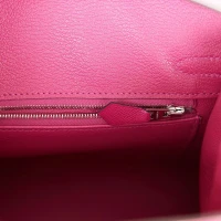 Hermes Birkin Sellier 25 Rose Pourpre Veau Madame Palladium Hardware Hermes Birkin Sellier 25 Rose Pourpre Veau Madame Palladium Hardware