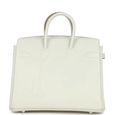 Hermes Birkin Shadow 25 Mushroom Swift Palladium Hardware