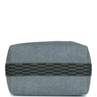 Hermes Bride-A-Brac GM Bleu Abysse Natte Canvas Palladium Hardware