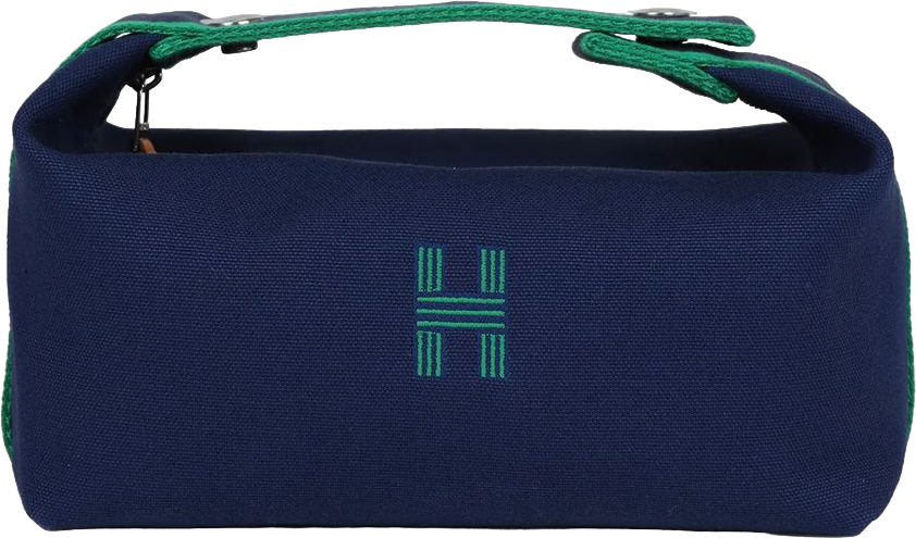 Hermes Bride-A-Brac PM Marine Canvas Palladium Hardware