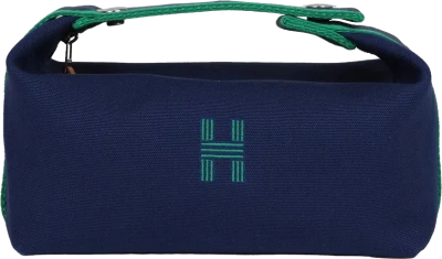 Hermes Bride-A-Brac PM Marine Canvas Palladium Hardware Hermes Bride-A-Brac PM Marine Canvas Palladium Hardware
