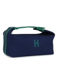 Hermes Bride-A-Brac PM Marine Canvas Palladium Hardware Hermes Bride-A-Brac PM Marine Canvas Palladium Hardware