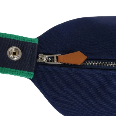 Hermes Bride-A-Brac PM Marine Canvas Palladium Hardware Hermes Bride-A-Brac PM Marine Canvas Palladium Hardware