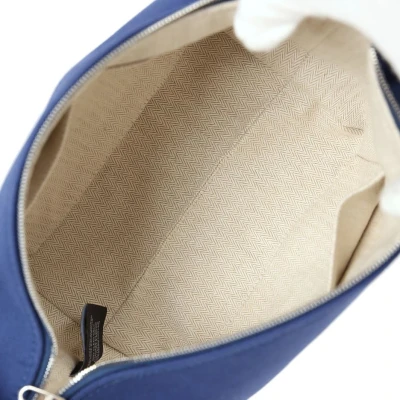Hermes Bride-A-Brac PM Marine Canvas Palladium Hardware Hermes Bride-A-Brac PM Marine Canvas Palladium Hardware