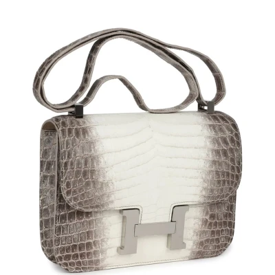 Hermes Constance 1-24 Himalaya Matte Niloticus Crocodile Palladium Hardware Hermes Constance 1-24 Himalaya Matte Niloticus Crocodile Palladium Hardware