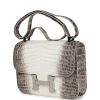 Hermes Constance 1-24 Himalaya Matte Niloticus Crocodile Palladium Hardware Hermes Constance 1-24 Himalaya Matte Niloticus Crocodile Palladium Hardware