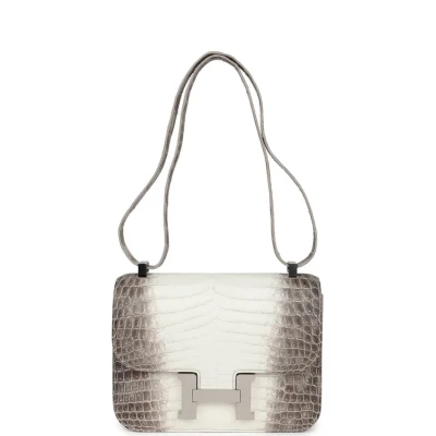 Hermes Constance 1-24 Himalaya Matte Niloticus Crocodile Palladium Hardware Hermes Constance 1-24 Himalaya Matte Niloticus Crocodile Palladium Hardware