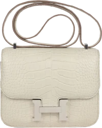 Hermes Constance 18 Beton Matte Alligator Palladium Hardware Hermes Constance 18 Beton Matte Alligator Palladium Hardware