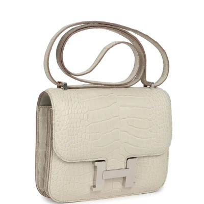 Hermes Constance 18 Beton Matte Alligator Palladium Hardware Hermes Constance 18 Beton Matte Alligator Palladium Hardware