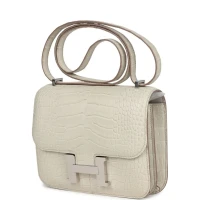Hermes Constance 18 Beton Matte Alligator Palladium Hardware Hermes Constance 18 Beton Matte Alligator Palladium Hardware