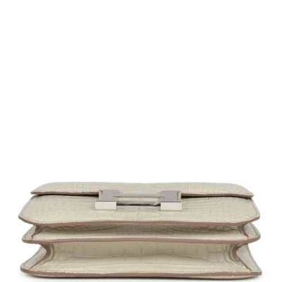 Hermes Constance 18 Beton Matte Alligator Palladium Hardware Hermes Constance 18 Beton Matte Alligator Palladium Hardware
