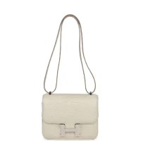 Hermes Constance 18 Beton Matte Alligator Palladium Hardware Hermes Constance 18 Beton Matte Alligator Palladium Hardware