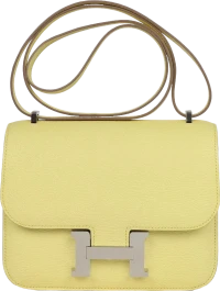 Hermes Constance 18 Limoncello Chevre Mysore Palladium Hardware Hermes Constance 18 Limoncello Chevre Mysore Palladium Hardware