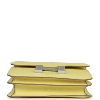 Hermes Constance 18 Limoncello Chevre Mysore Palladium Hardware Hermes Constance 18 Limoncello Chevre Mysore Palladium Hardware